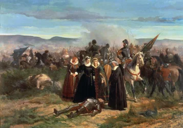 Maria Stuart in der Schlacht von Langside, Mai 1568